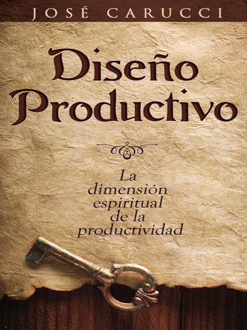 Title details for Diseño Productivo by José R. Carucci - Available